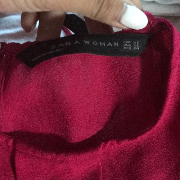 🌺 Zara ruffle top - Picture 3 of 4